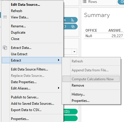 tableau performance tuning