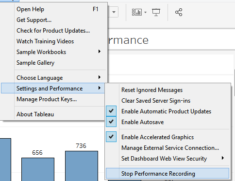 tableau performance