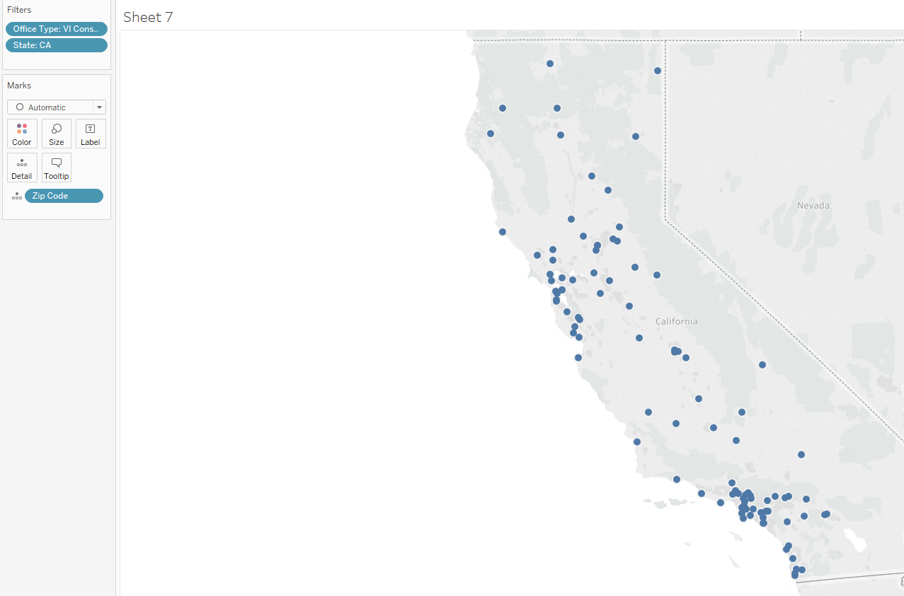 Tableau Symbol Map