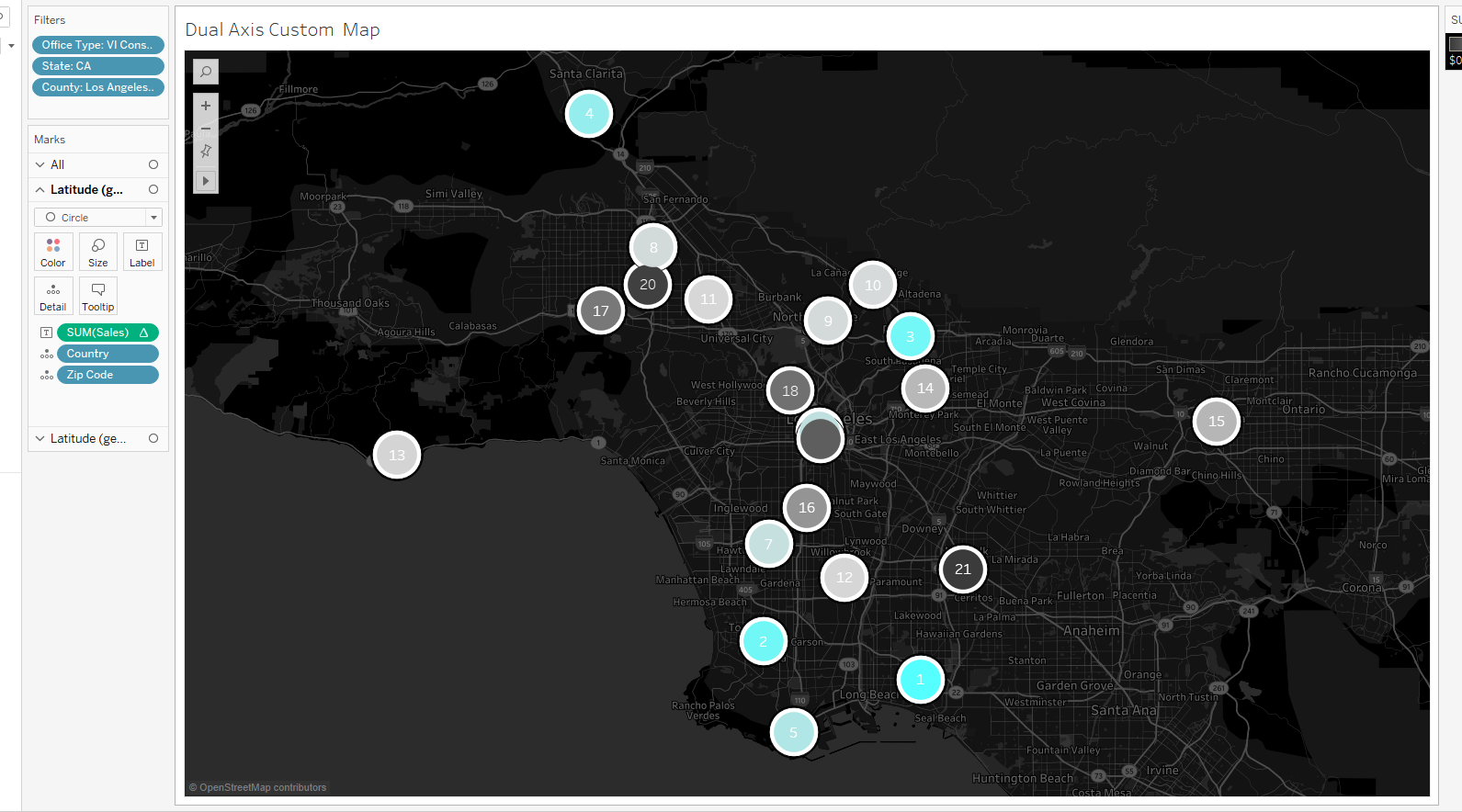 Tableau Custom Map