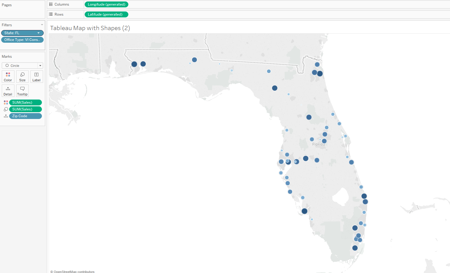 Tableau Map Formatting